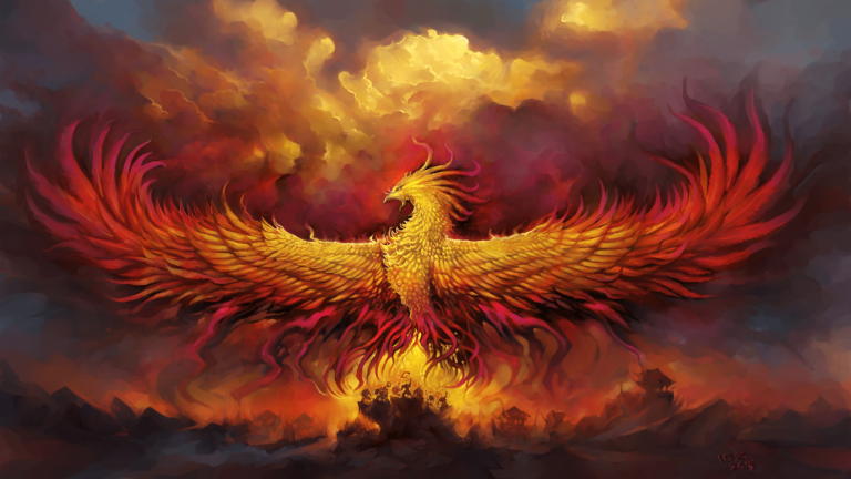 The Legendary Phoenix Bird